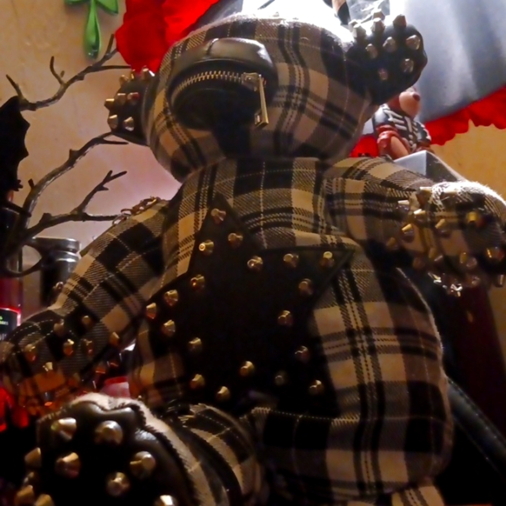 🖤Punk Star Tormented Teddy Back Pack!